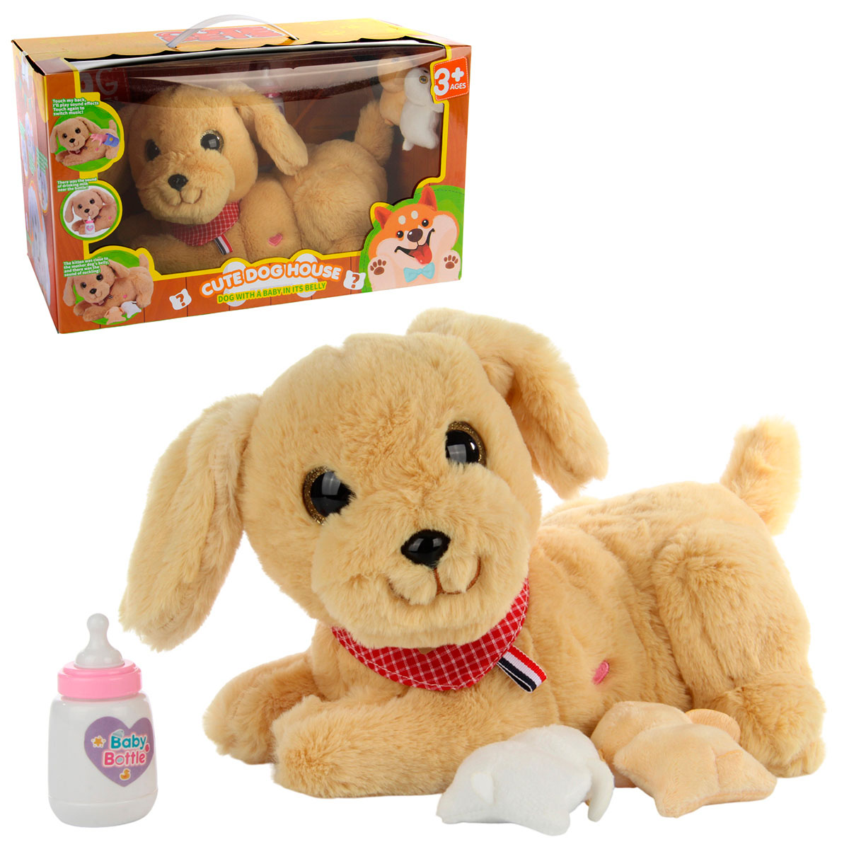 Картинка Игровой набор "Собака с щенками" 36х20х21 см. Артикул 135778-190