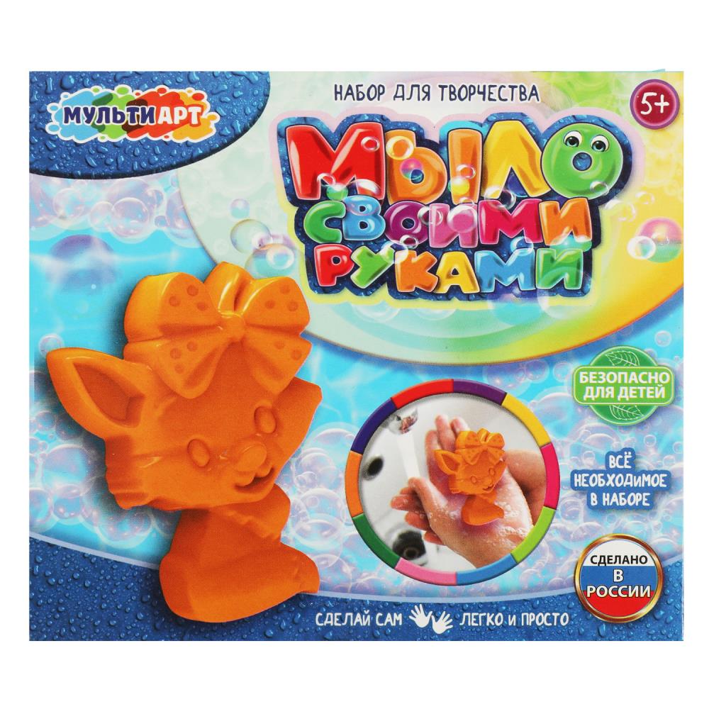 Картинка Мыло своими руками, лисенок МУЛЬТИ АРТ Артикул SOAP-LIS-10