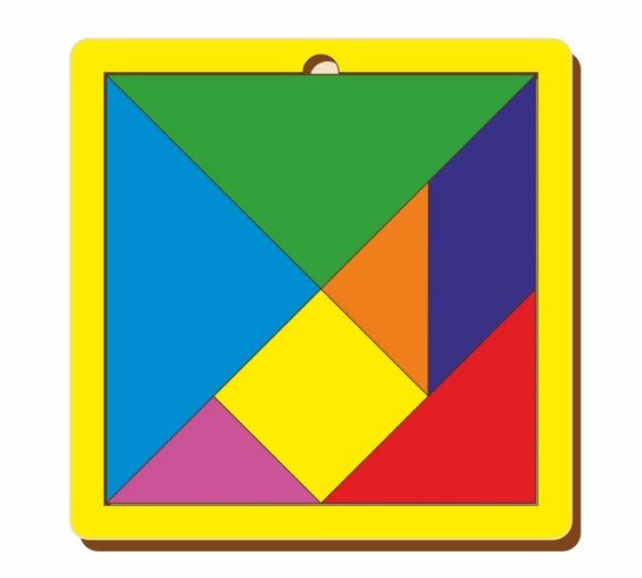 Картинка Головоломка "Танграм" WoodLandToys Артикул 083203-10