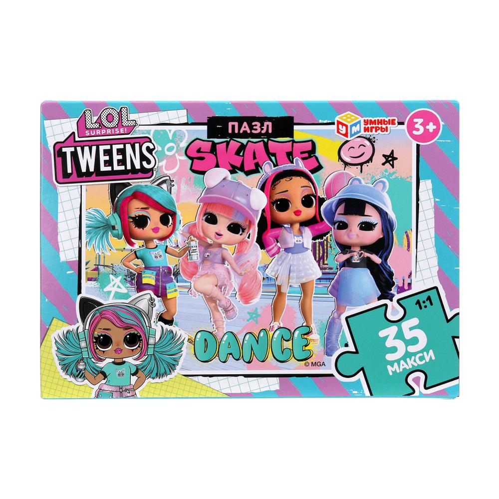 Картинка LOL Tweens. ЛОЛ. Пазлы в коробке 35 деталей МАКСИ. 180х127х35 мм. Умные игры Артикул 4630395022552
