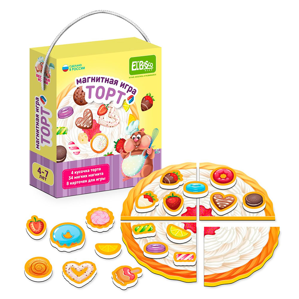 Картинка Магнитная игра "Торт" Артикул ET05-010-34